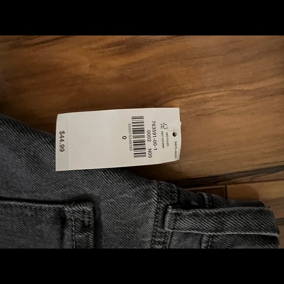 old navy slouch straight jeans, size 0 - Picture 3 of 4